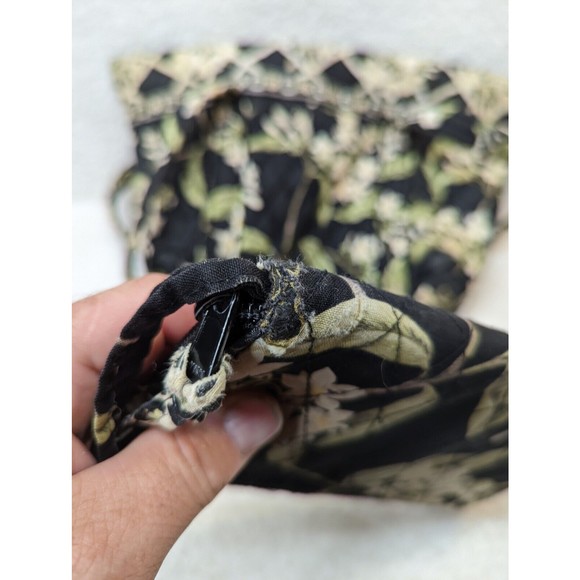 VERA BRADLEY Jasmine Black White Green Floral Purse & Wallet Retired Pattern - Picture 3 of 4